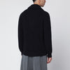 Drumohr Navy blue merino wool cardigan