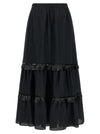 Kiton Fringed Skirt