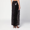 P.A.R.O.S.H. Black sequin pencil skirt