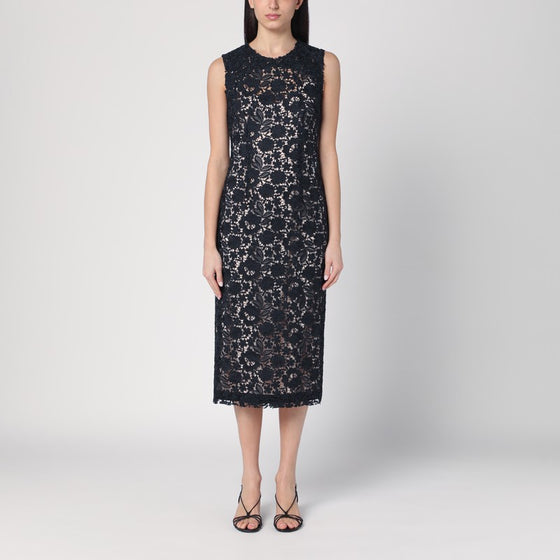 P.A.R.O.S.H. Blue lace midi dress