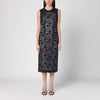 P.A.R.O.S.H. Blue lace midi dress