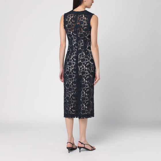 P.A.R.O.S.H. Blue lace midi dress