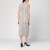 P.A.R.O.S.H. Light grey lace midi dress