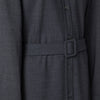 P.A.R.O.S.H. Anthracite grey belted shirt dress