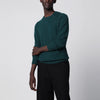 Drumohr Dark green cashmere crew-neck sweater