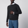 Drumohr Dark grey cashmere crew-neck sweater