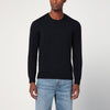 Drumohr Navy blue wool crew neck sweater