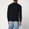 Drumohr Navy blue wool crew neck sweater