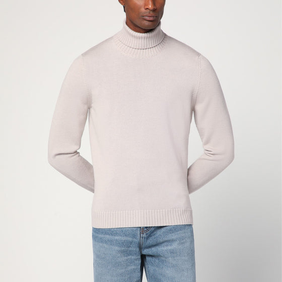 Drumohr Greige wool turtleneck