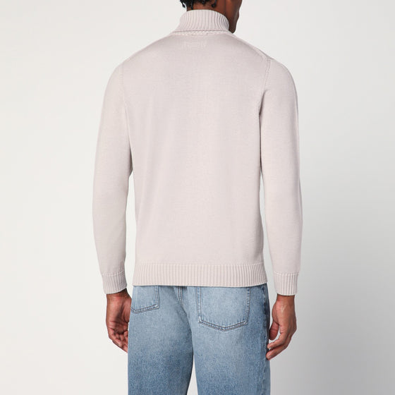 Drumohr Greige wool turtleneck