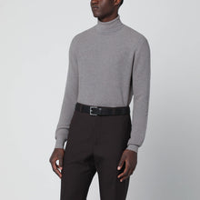  Tagliatore Beige wool turtleneck sweater