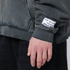 Gallery Dept. Graphite-grey sweatshirt with embossed logo