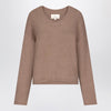 LouLou De Saison Derry taupe melange cashmere sweater