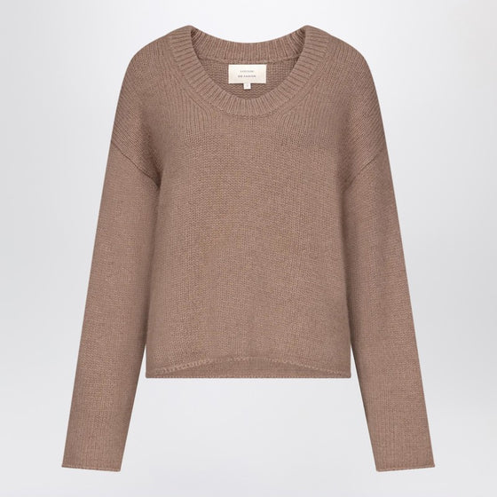 LouLou De Saison Derry taupe melange cashmere sweater