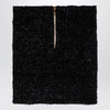 Balmain Black tweed miniskirt with buttons
