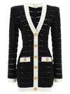 Balmain Two-tone Knit Dress