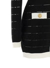 Balmain Two-tone Knit Dress