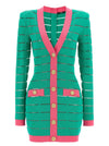 Balmain Two-tone Knit Dress