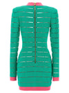 Balmain Two-tone Knit Dress
