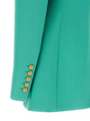 Balmain Logo Button Double-breasted Blazer