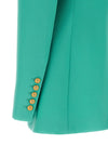 Balmain Logo Button Double-breasted Blazer