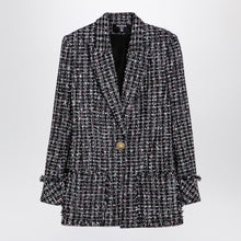  Balmain Single-breasted tweed blazer dress