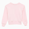 Acne Studios Crew-neck light pink cotton sweatshirt