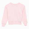 Acne Studios Crew-neck light pink cotton sweatshirt