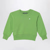 Acne Studios Green sweatshirt with small logo patch