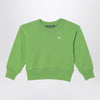 Acne Studios Green sweatshirt with small logo patch