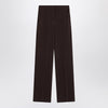Max Mara Coffee-coloured viscose trousers