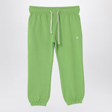  Acne Studios Green jogging trousers with small logo patch
