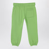 Acne Studios Green jogging trousers with small logo patch
