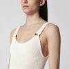 Hunza G. HUNZA G Domino blush one-piece swimsuit