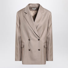  Loulou Studio Double-breasted wool jacket in taupe color