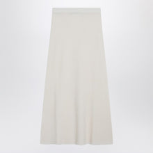  Max Mara Ivory skirt in stretch cashmere knit