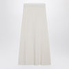 Max Mara Ivory skirt in stretch cashmere knit