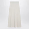 Max Mara Ivory skirt in stretch cashmere knit