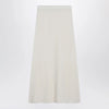 Max Mara Ivory skirt in stretch cashmere knit