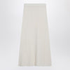 Max Mara Ivory skirt in stretch cashmere knit