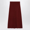 Max Mara Raspberry skirt in stretch cashmere knit
