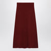 Max Mara Raspberry skirt in stretch cashmere knit