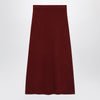 Max Mara Raspberry skirt in stretch cashmere knit
