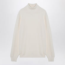  Tagliatore White virgin wool turtleneck