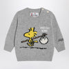 MC2 Saint Barth Grey wool-blend sweater with Woodstock