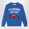 MC2 Saint Barth Blue wool-blend sweater with car