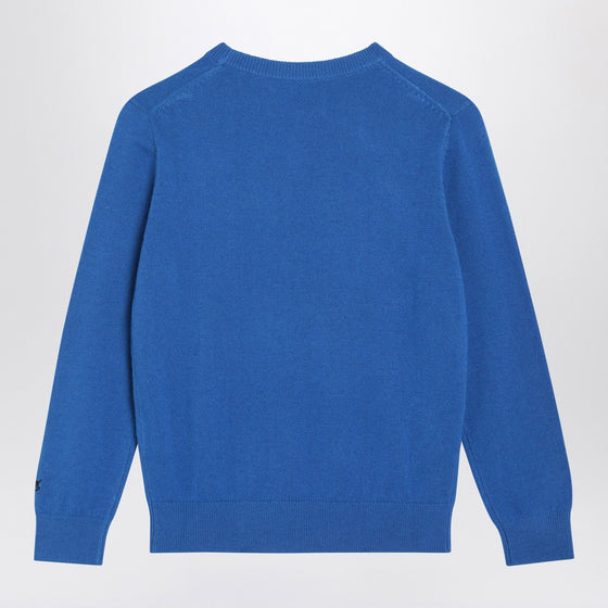 MC2 Saint Barth Blue wool-blend sweater with car
