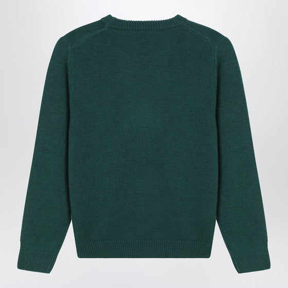 MC2 Saint Barth Green wool-blend sweater with Snoopy Cortina