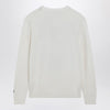 MC2 Saint Barth White wool-blend sweater with Cortina embroidery