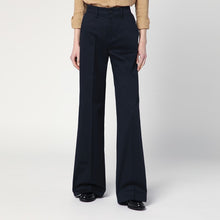  DEPARTMENT 5 Misa blue navy cotton wide trousers